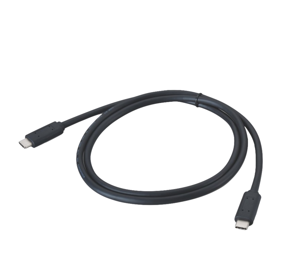 3.28 ft. 5A USB 3.1 Gen 2 Type-C Male To Male Cable with E-Marker, Black