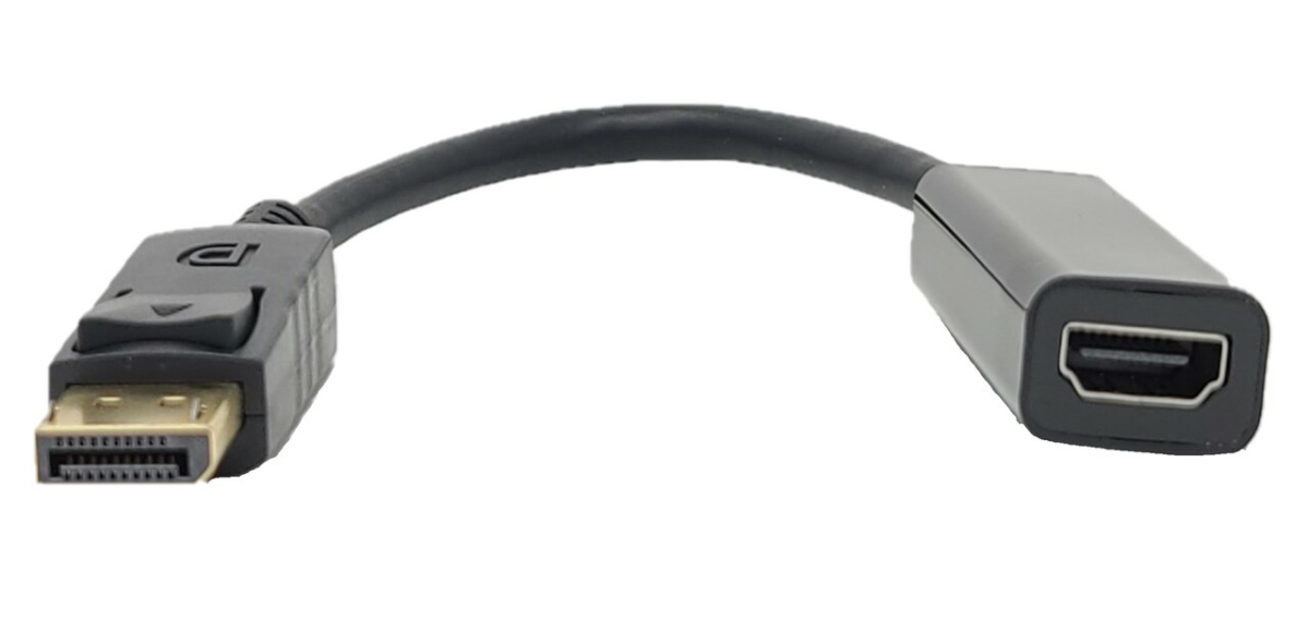 DP-HDMI-9 9 in. DisplayPort to HDMI Adapter, Black