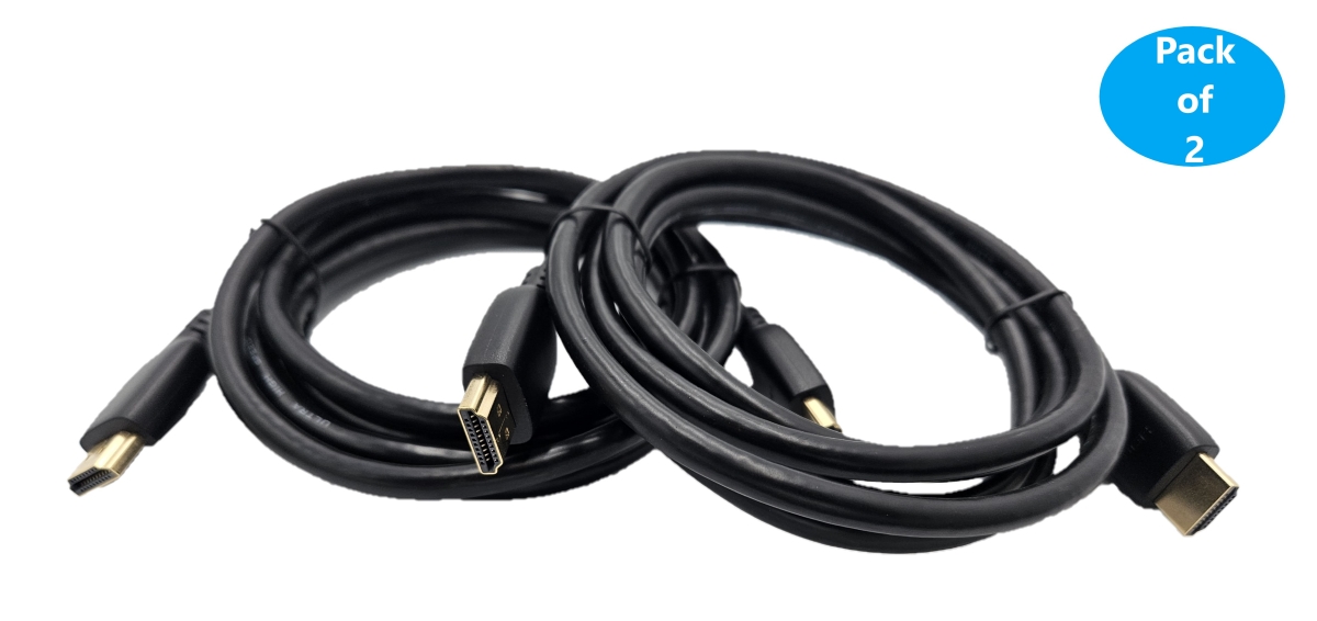 Picture of Micro Connectors H2-10MAMA8K-2P 8K Ultra High-Speed 28AWG HDMI Cable&#44; 10ft&#44; 2-Pack