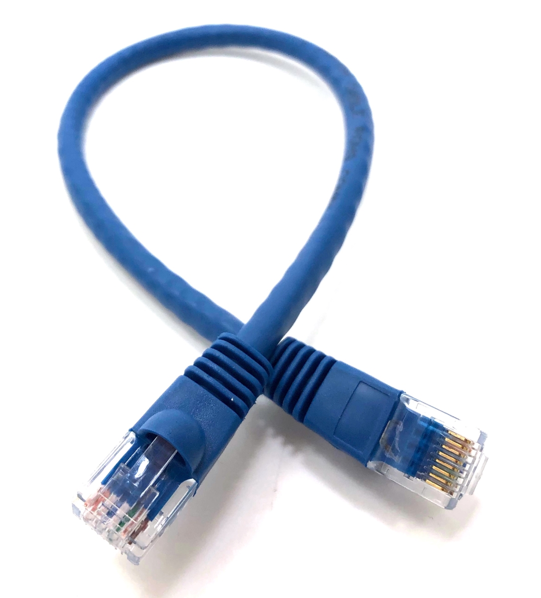1Ft CAT 6 Molded Snagless RJ45 UTP, Blu (100-Pack)