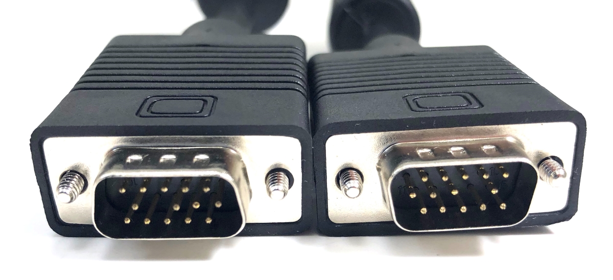 Micro Connectors, Inc M05-112MDS 25Ft SVGA Double Shielded HD15 M/M Cable -  Micro Connectors, Inc