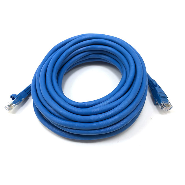 25 ft. CAT 6A UTP Molded Patch Cable, Blue
