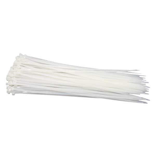 MSC-224CL-10P 24 in. Cable Zip Tie - 175 lbs Multi-Purpose Self-Locking - Clear - Pack of 1000