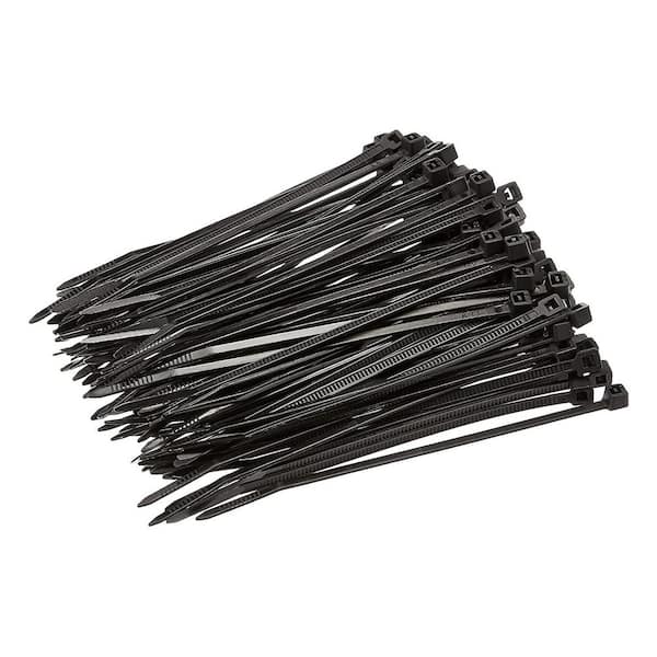 MSC-204B-10P 8 in. Cable Zip Tie - 40 lbs Multi-Purpose Self-Locking - Black - Pack of 1000