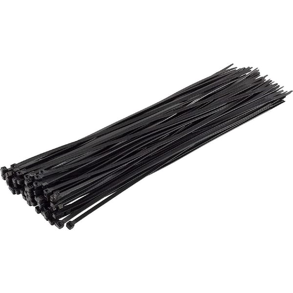 MSC-214B-5P 14 in. Cable Zip Tie - 50 lbs Multi-Purpose Self-Locking - Black - Pack of 500