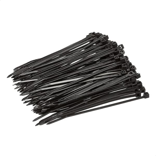 MSC-202B-10P 4 in. Cable Zip Tie - 17 lbs Multi-Purpose Self-Locking - Black - Pack of 1000