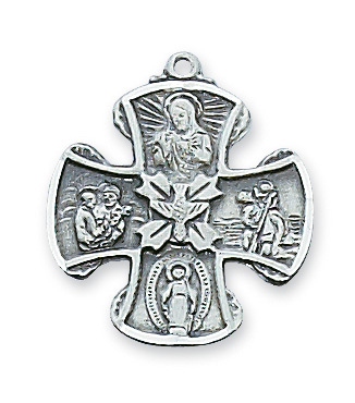 Picture of McVan L412 Sterling Silver 4-Way Pendant