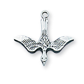 Picture of McVan L42 Sterling Silver Holy Spirit Pendant