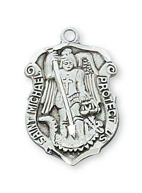 L425 0.81 x 0.54 x 0.8 in. Sterling Silver St. Michael Pendant