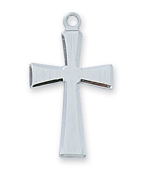 0.87 x 0.5 x 0.8 in. Sterling Silver Cross Pendant