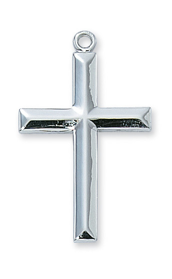 1.26 x 0.76 x 0.7 in. Sterling Silver Cross Pendant