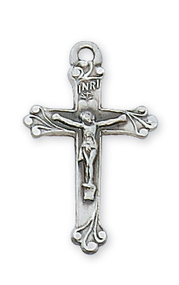 LBCKO 0.92 x 0.56 x 0.6 in. Sterling Silver Crucifix Pendant