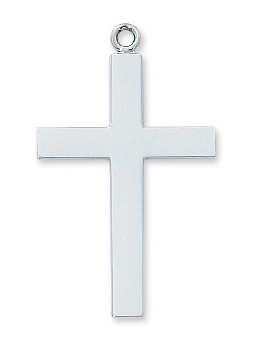 1.7 x 1.01 x 0.5 in. Sterling Silver Lords Cross Pendant