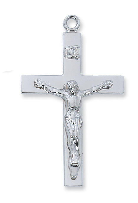 1.7 x 1.01 x 0.5 in. Sterling Silver Lords Crucifix Pendant