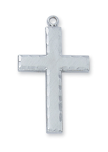 1.22 x 0.7 x 0.5 in. Sterling Silver Cross Pendant