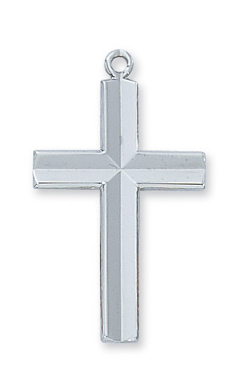 1.22 x 0.7 x 0.5 in. Sterling Silver Cross Pendant