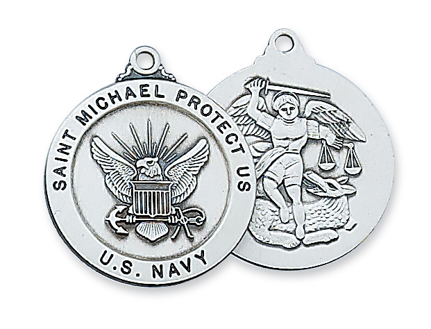 L650NY 1.04 x 0.9 x 0.9 in. Sterling Silver Navy Pendant