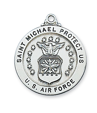 L650AF 1.04 x 0.9 x 0.9 in. Sterling Silver Air Force Pendant