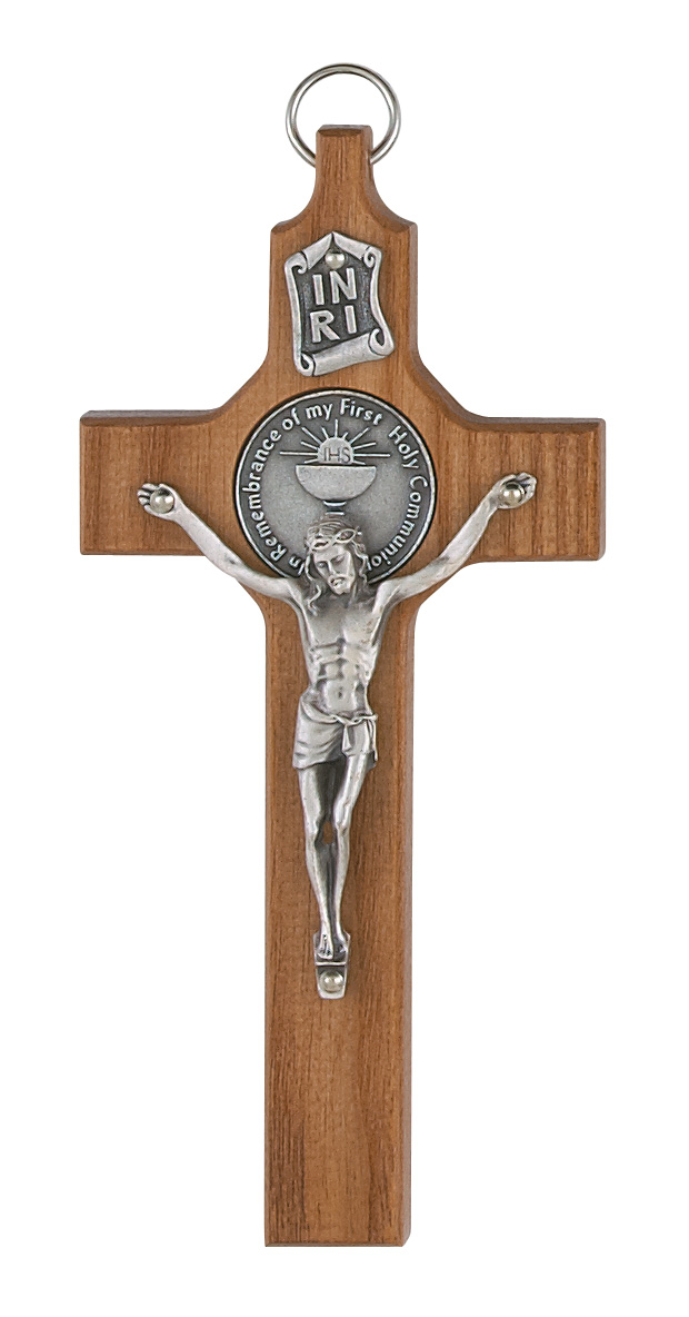75-23742 6 in. Wood Communion Cross Boxed