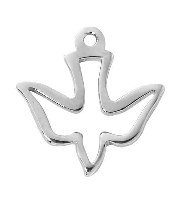 16 x 18 in. Dove Medal Boxed Pendant, Silver