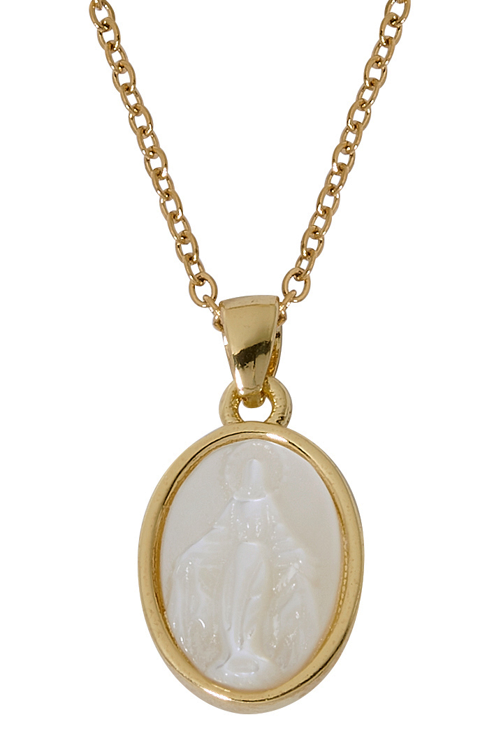 Gold Mother of Pearl Pendant