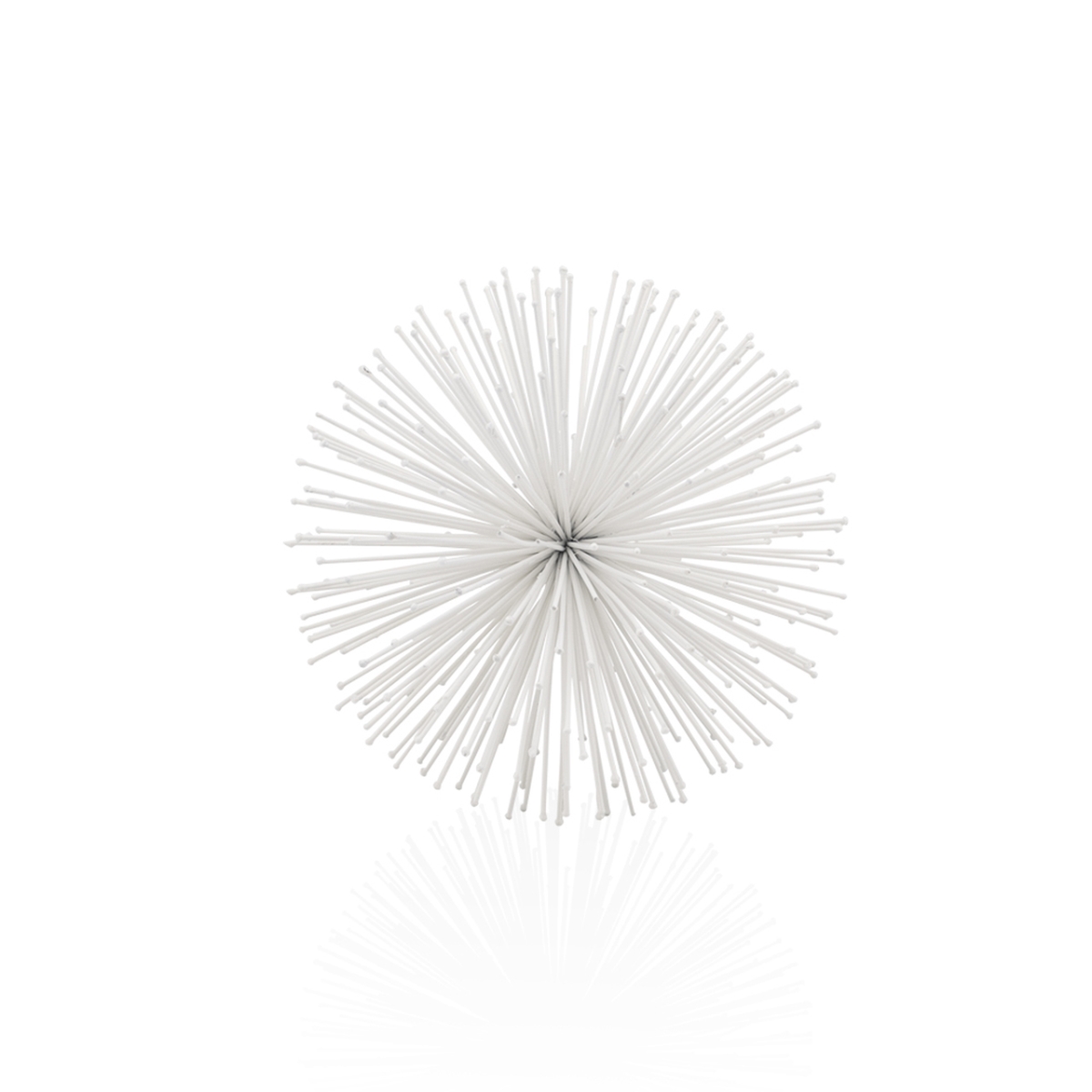 Picture of Modern Day Accents 5451 Erizo Spiked Sphere, White - Medium