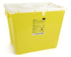 Picture of McKesson 25822801 8 gal Prevent Sharps Container&#44; Yellow - 13.5 x 17.3 x 13 in.