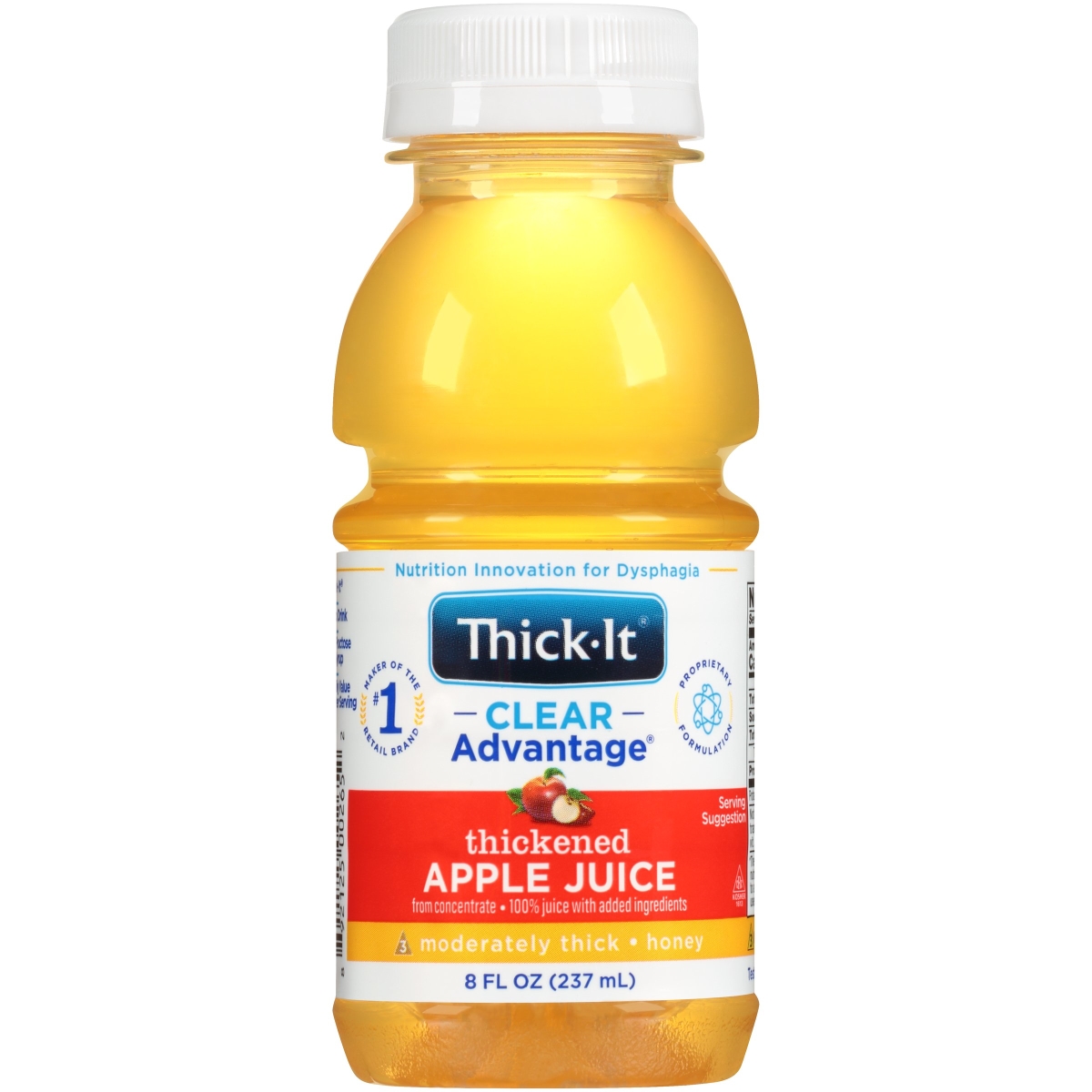 Picture of Kent Precision Foods 45772601 8 oz Honey Consistency Apple Thick-It AquaCare H2O Thickened Beverage
