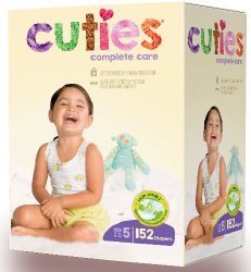 Picture of First Quality 27403115 Assorted Animal Prints Cuties Complete Care Diapers&#44; Size 5 - Pack of 152