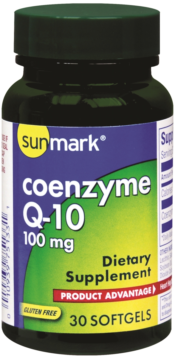 Picture of McKesson 39162700 100 mg Sunmark Coenzyme Q-10 Supplement - Pack of 30