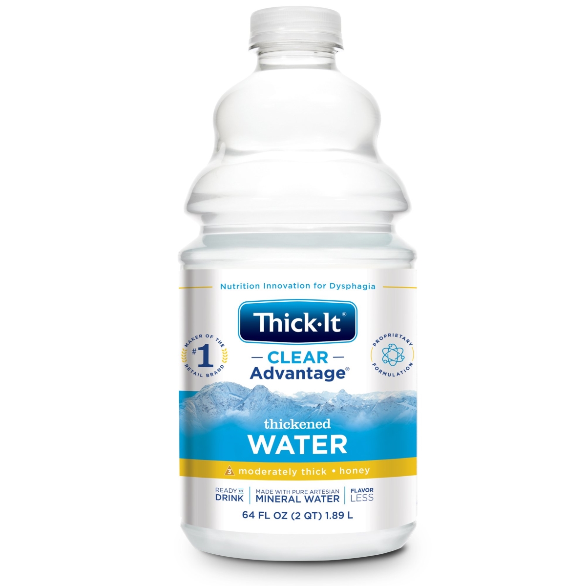 Picture of Kent Precision Foods 45202600 64 oz Unflavored Thick-It AquaCare H2O Thickened Water - Pack of 4