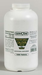 Picture of McKesson 74212712 500 mg Geri-Care Calcium with Vitamin D Supplement - Pack of 12