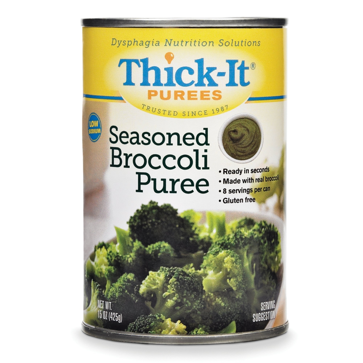 Picture of Kent Precision Foods 31922600 15 oz Puree Consistency Thick-It Broccoli Puree - Pack of 12