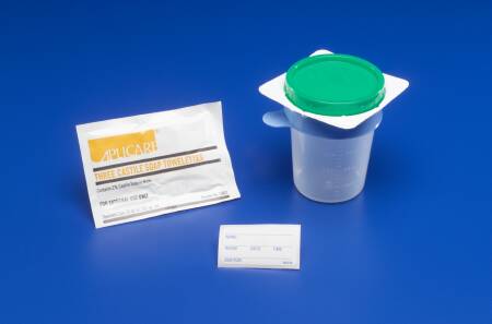 Picture of Cardinal 52001210 4.5 oz Urine Specimen Collection Kit Dover 25000 Specimen Container Sterile - Pack of 100