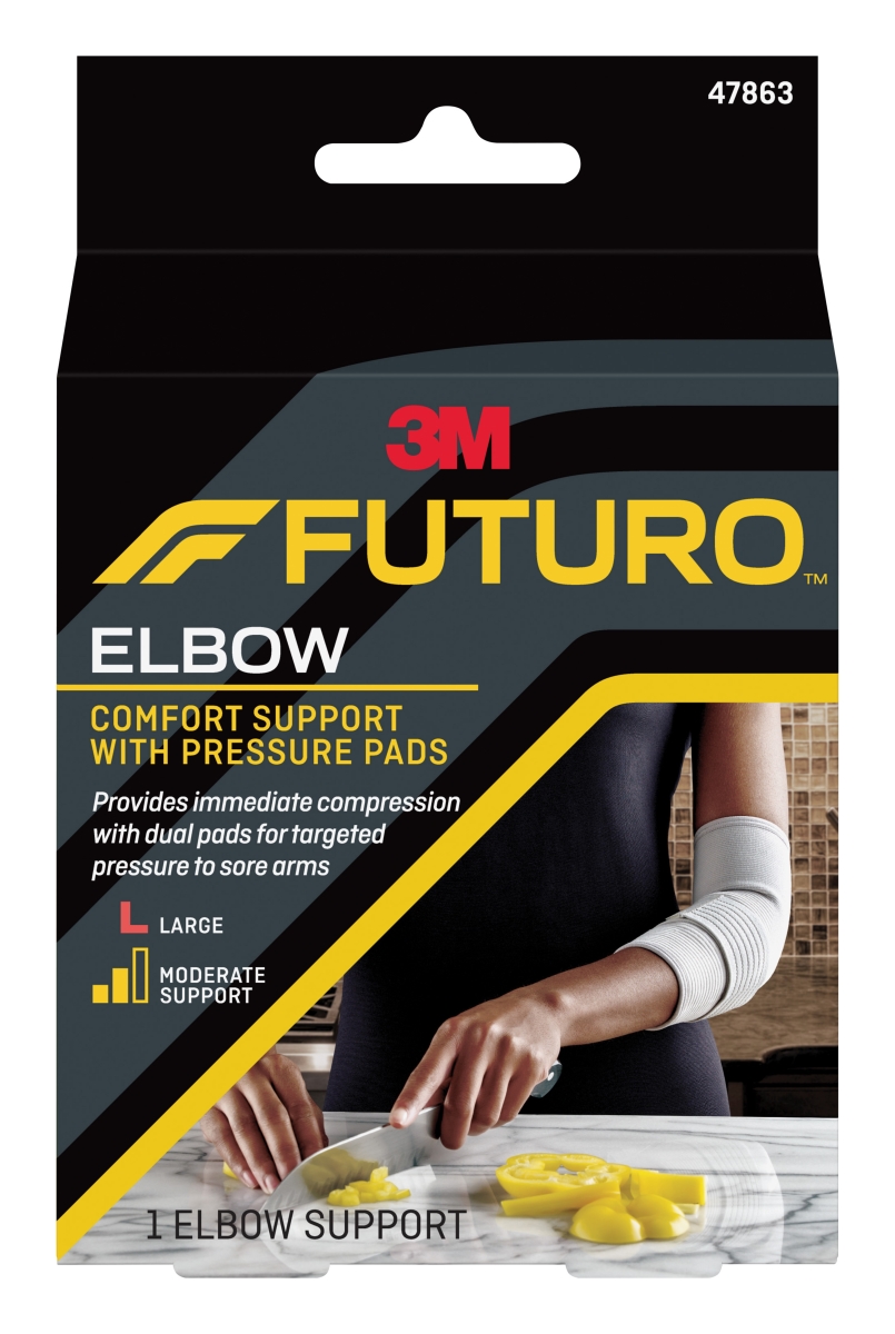 Picture of 3M 47383000 Gray Futuro Elbow Support&#44; Large - Pack of 12