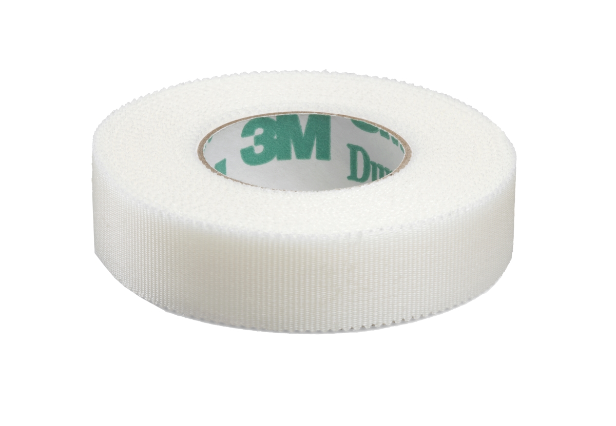 Picture of 3M 38152200 Durapore Medical Tape&#44; White - 0.5 in. x 10 yardss - Pack of 24