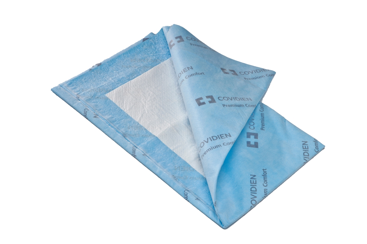 Picture of Cardinal 36233100 Wings Quilted Disposable Heavy-Absorbent Underpad&#44; Blue - 23 x 36 in. - Pack of 72