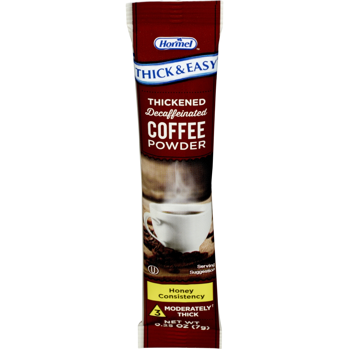 Picture of Hormel Food Sales 81272601 7 g Honey Consistency Coffee Thick & Easy Thickened Decaffeinated Beverage