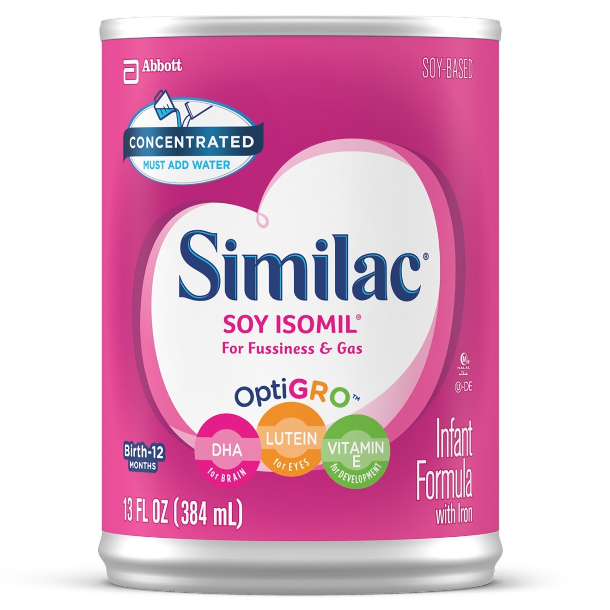 Picture of Abbott Nutrition 56972601 13 oz Similac Soy Isomil 20 Infant Formula Supplement