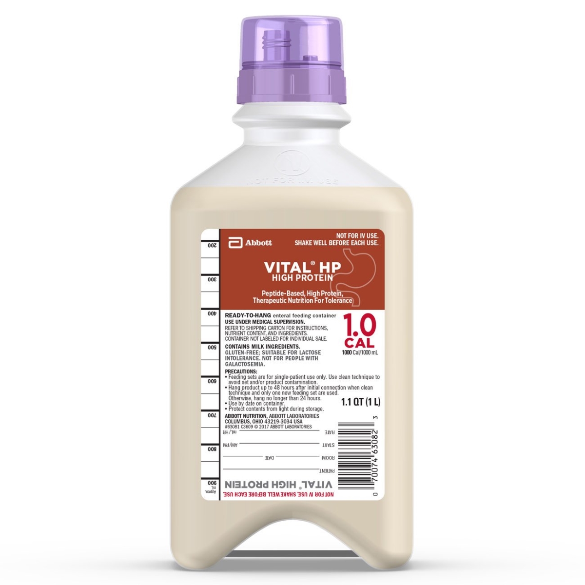 Picture of Abbott Nutrition 30812601 33.8 oz Vital High Protein Tube Feeding Formula Supplement