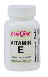 Picture of McKesson 75102710 Vitamin Supplement Geri-Care Vitamin E 200 IU Strength Softgel - Pack of 12