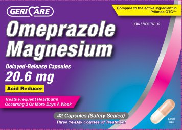 Picture of McKesson 60422700 20.6 mg Antacid Geri-Care Strength Delayed-Release Capsule - Pack of 42