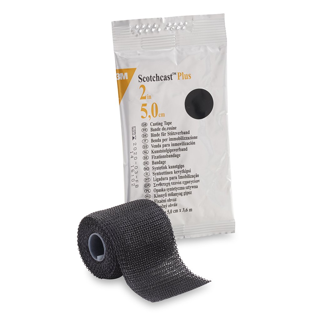 Picture of 3M Ortho 82002200 Scotchcast Plus Cast Tape&#44; Black - 2 in. x 12 ft.