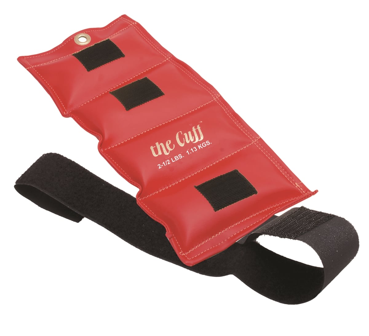 Cuff Deluxe Wrist and Ankle Weight, 2.5 lb., Red