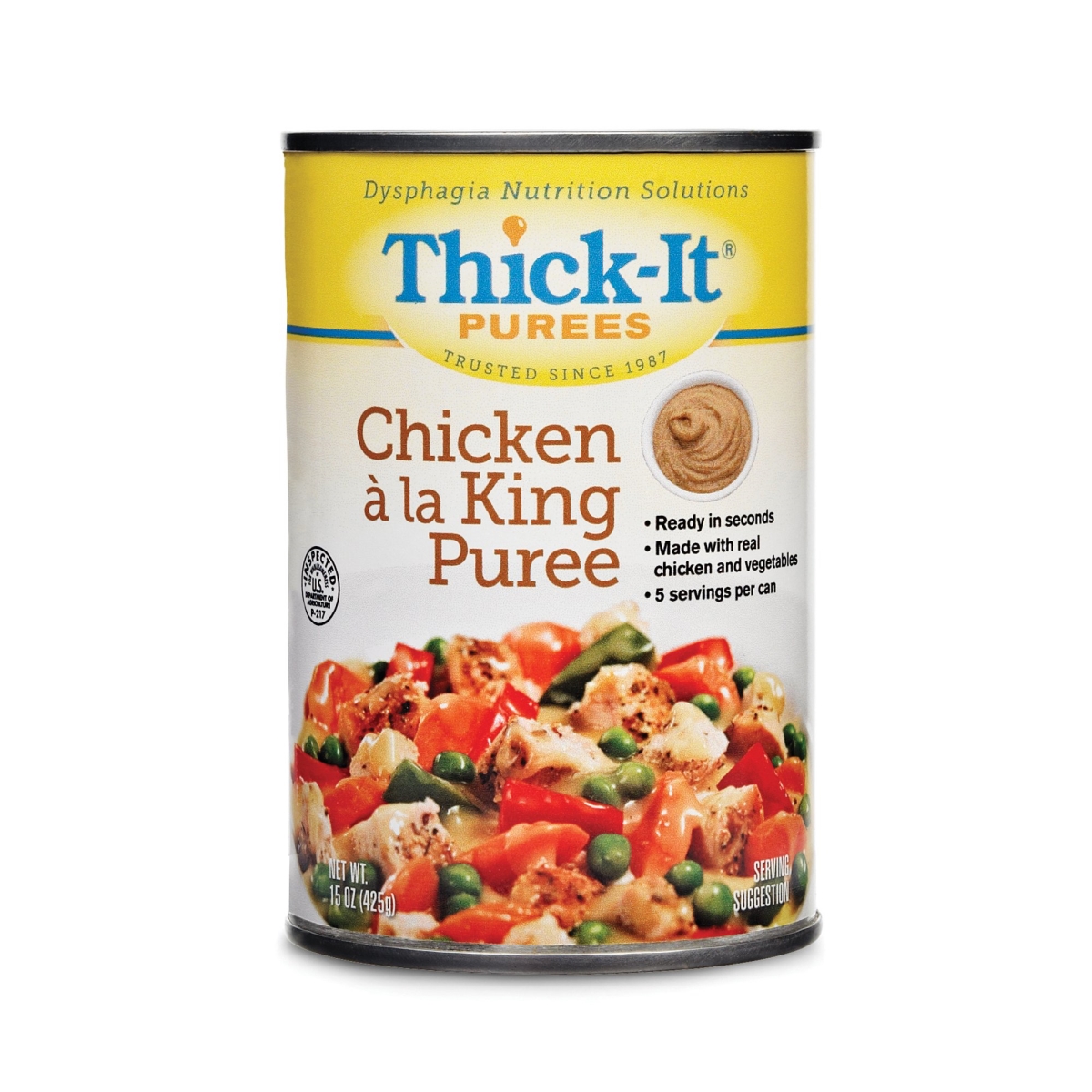 Picture of Kent Precision Foods 31132600 15 oz Chicken King Thick-It Ready to Use Purees - Pack of 12