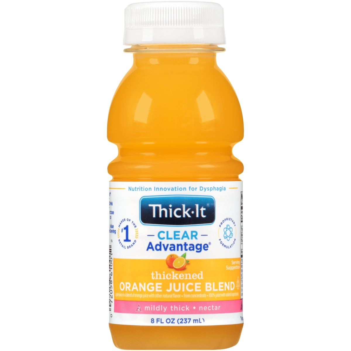 Picture of Kent Precision Foods 47662600 8 oz Orange Thick-It Clear Advantage Ready to Use Thickened Beverage - Pack of 24