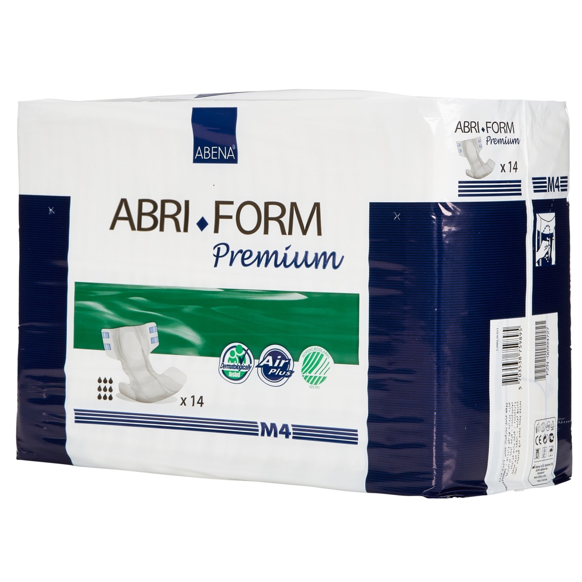 Picture of Abena North America 43363101 White Medium Abri-Form Premium M4 Adult Heavy-Absorbent Incontinence Brief&#44; Pack of 14