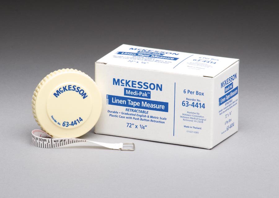 Picture of McKesson 14406702 72 in. Measurement Tape Cloth Reusable - Pack of 6