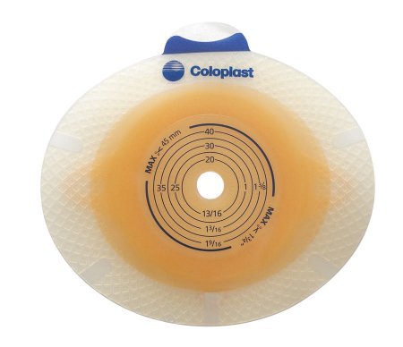Picture of Coloplast 13554900 SenSura Flex Xpro Ostomy Barrier&#44; Flange - 0.875 in. Stoma Opening - Pack of 5