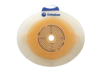 Picture of Coloplast 10354900 2.375 in. SenSura Xpro Click Ostomy Barrier&#44; Flange Blue - 0.375 to 2.25 in. - Pack of 5